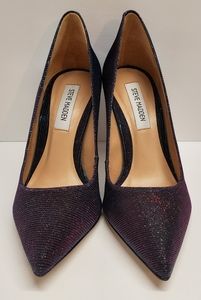 Steve Madden Purple and Blue Shimmer Heels